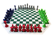 4 Way Chess Set, 3.75 in. Kings