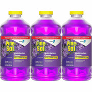 Pine-Sol Multi-Surface Cleaner, Concentrate, Liquid, Lavender Scent, 80 fl oz Bottles, Purple, 3/Carton