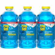 CloroxPro Pine-Sol Multi-Surface Cleaner, Concentrate, Liquid, Sparkling Wave Scent, Blue, 80 fl oz Bottles, 3 per Carton