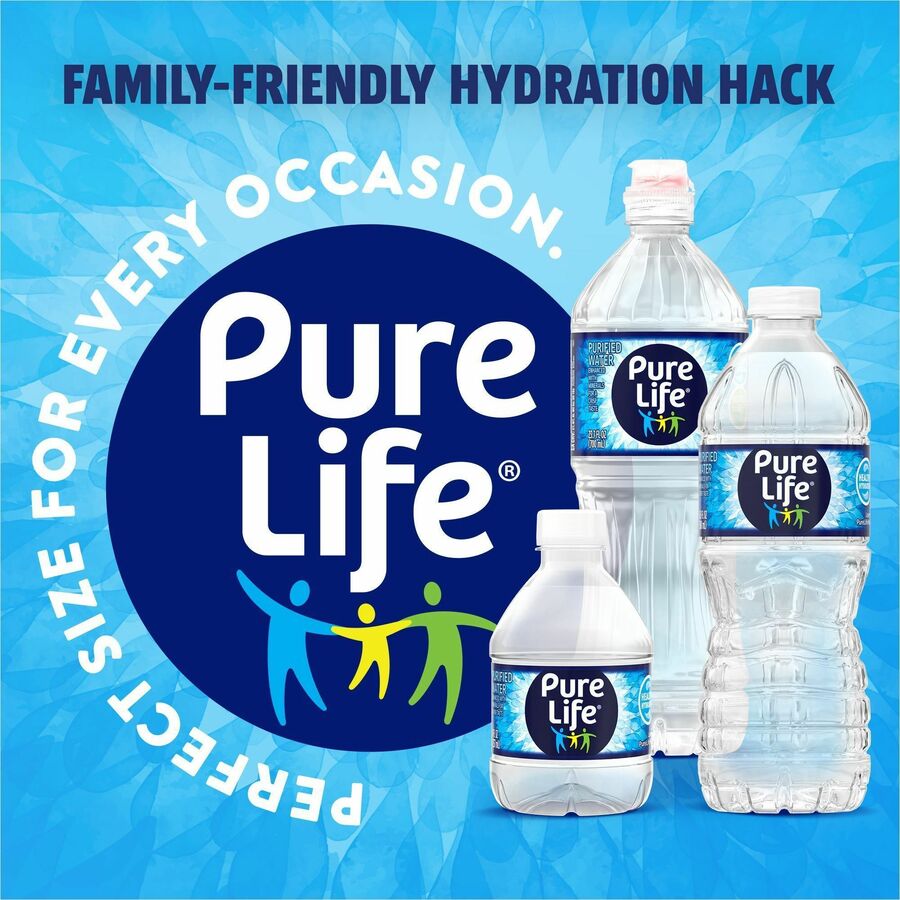 Pure Life Distilled Water, 127.82 fl oz (3.78 L) Bottle, 6 Bottles per Carton