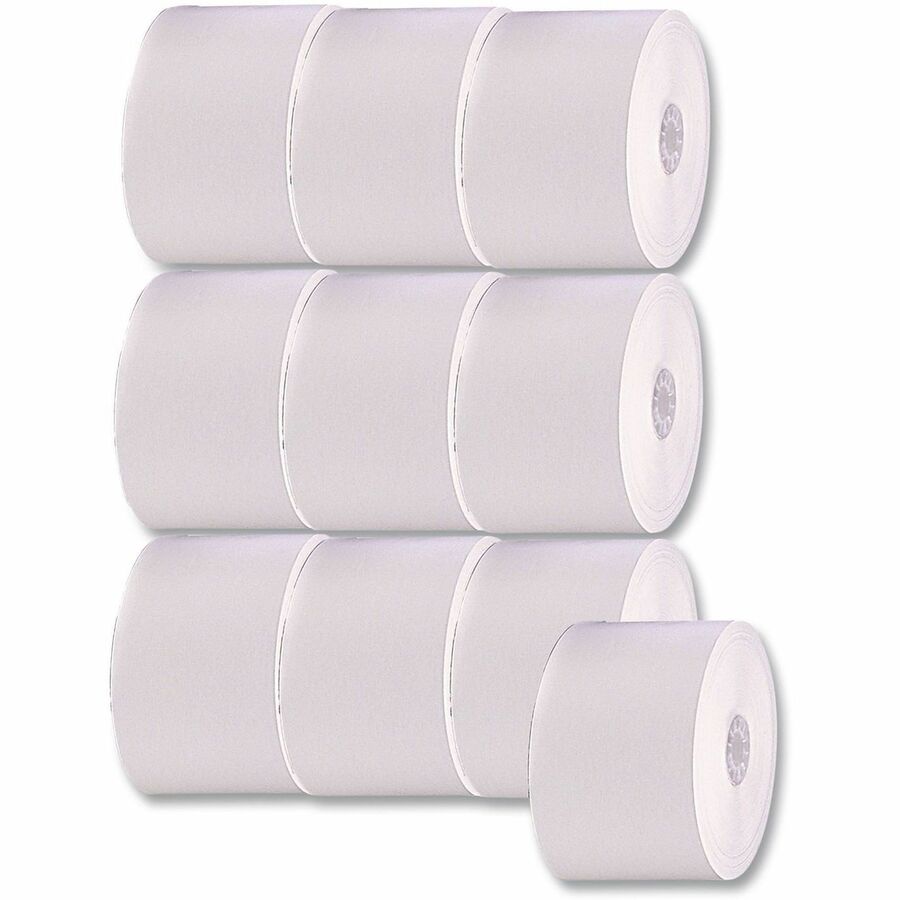 ICONEX Printable Paper, Abrasion Resistant, White, 1.75" x 230 ft, 10 Rolls per Pack