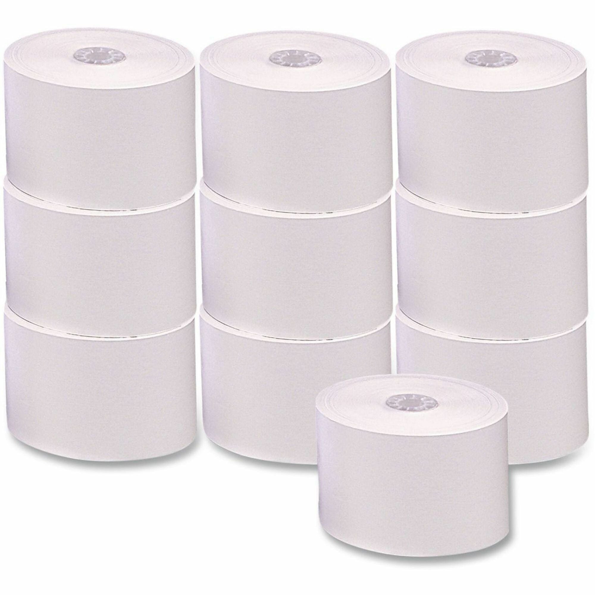 ICONEX Printable Paper, Abrasion Resistant, White, 1.75" x 230 ft, 10 Rolls per Pack