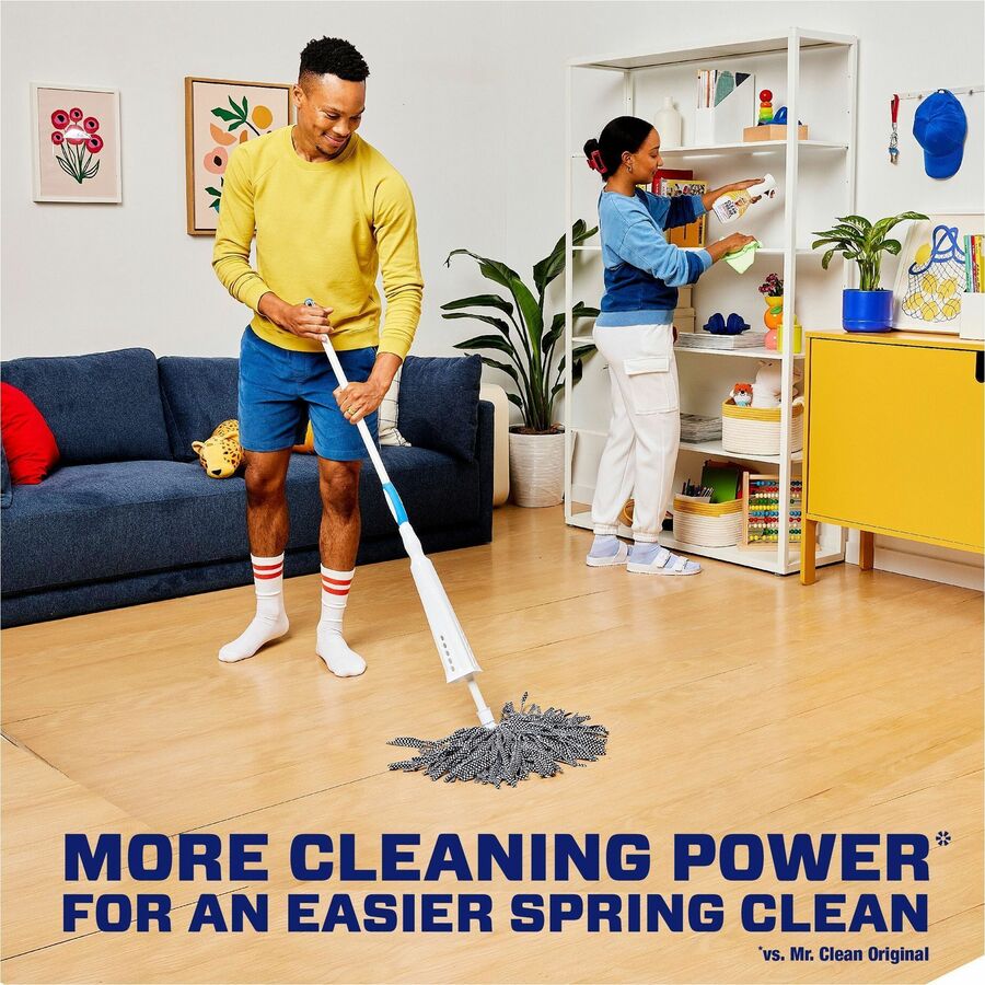 Mr. Clean Multi-Surface Cleaner, Concentrate, Liquid, Meadows & Rain Scent, Phosphate-Free, Green, 64 fl oz (2 quart), 1 Bottle