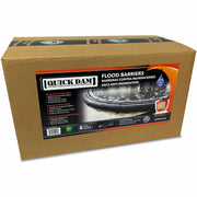 Quick Dam Flood Barriers, 3.5" Height, Black, 8 per Carton