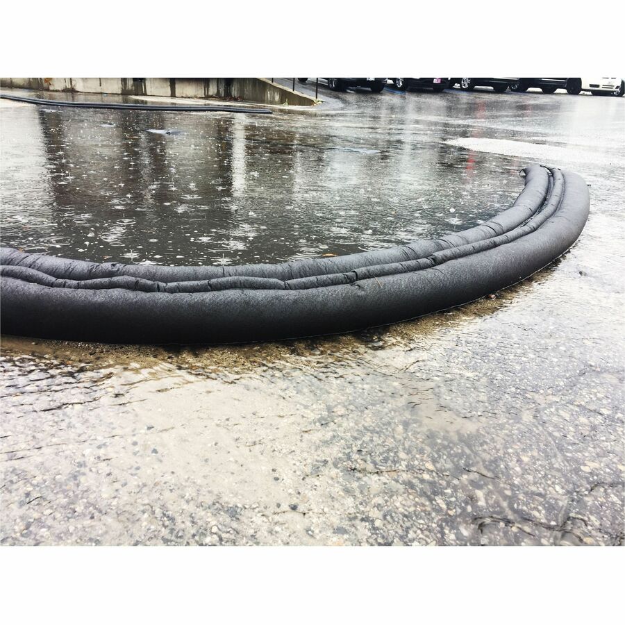 Quick Dam Flood Barriers, 3.5" Height, Black, 5 per Carton