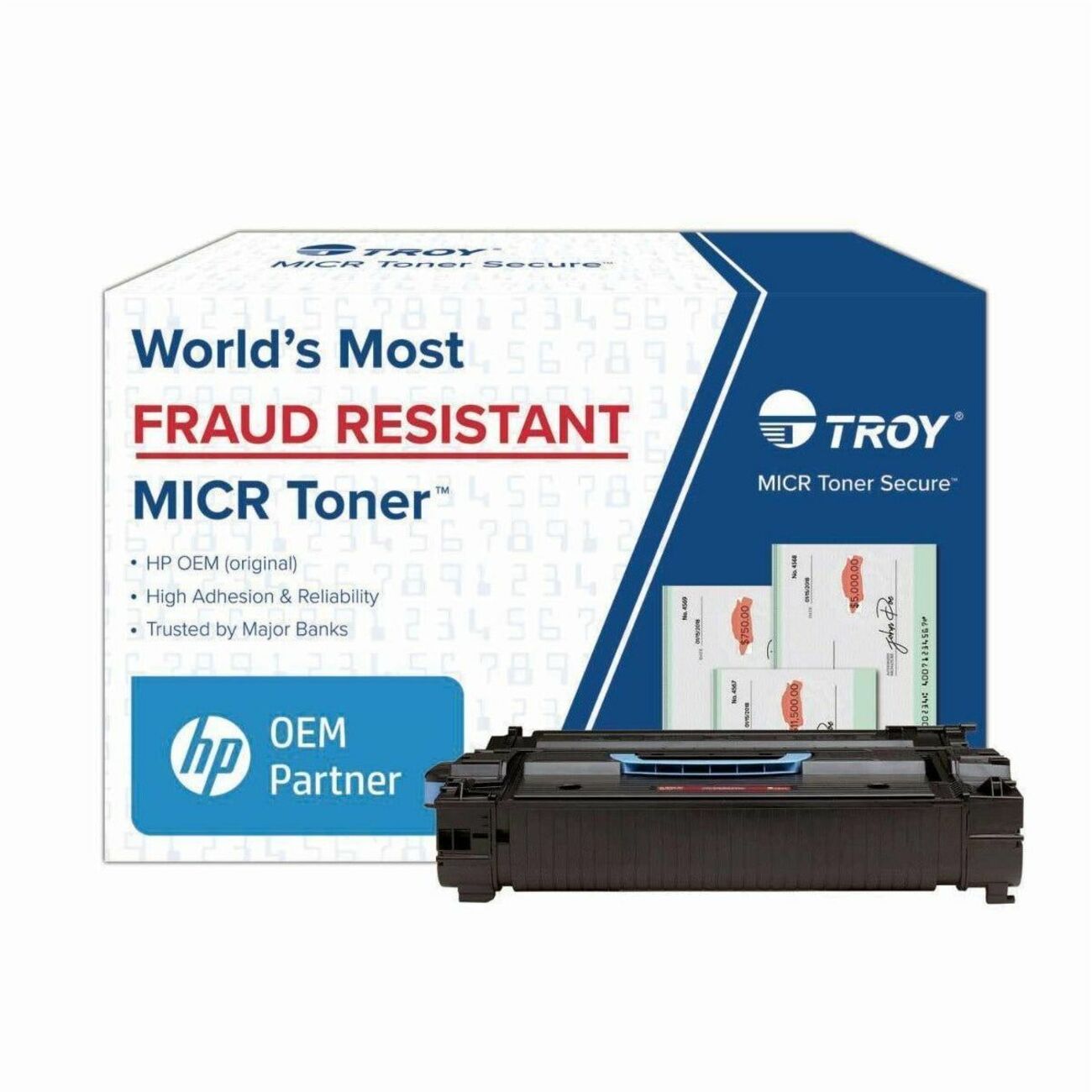MICR Toner Toner Secure M806E MICR High Yield Laser Toner Cartridge - Alternative for HP 25X (CF325X) - Black - 1 Each