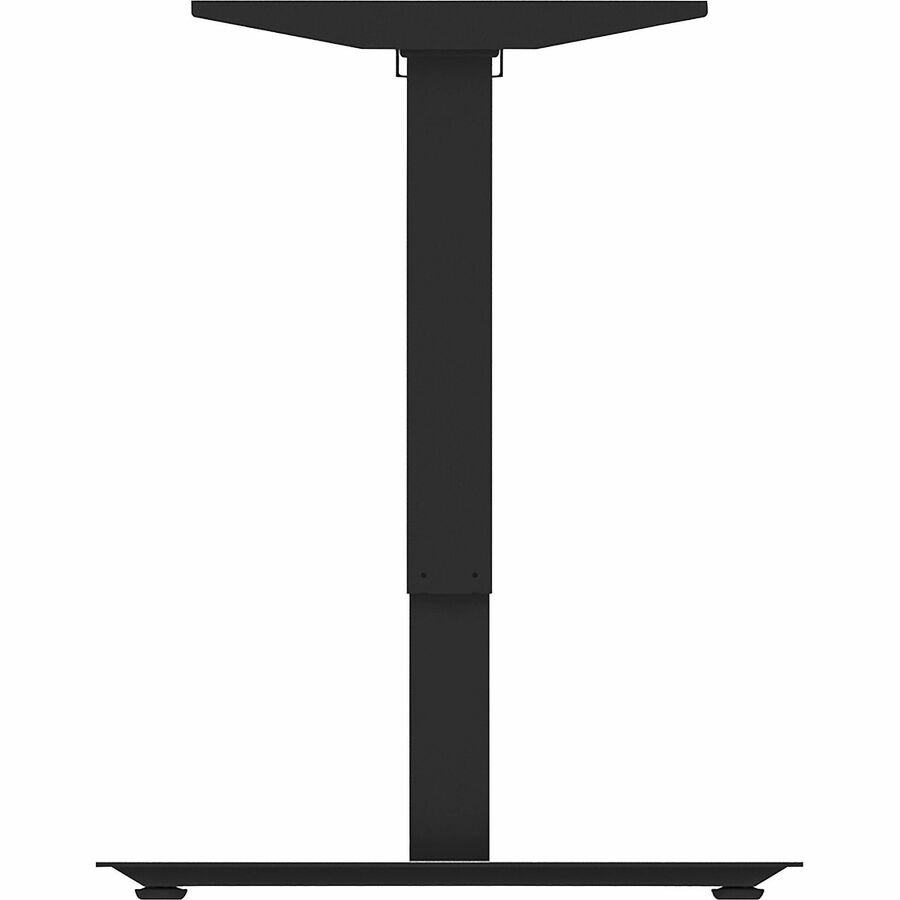 Lorell Sit-to-Stand Two-Tier Base, Black, Height Adjustable, Dual Motor, 275 lb Capacity, 45.10" Max Height, 1 Each