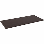 Lorell Multipurpose Tabletop, 30" x 66" x 1", Band Edge, Espresso Laminate, Rectangle, 1 Each