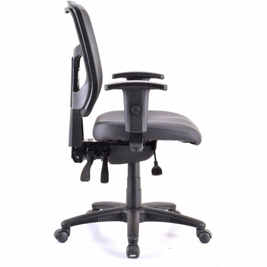 Lorell Executive Antimicrobial Mid-back Chair