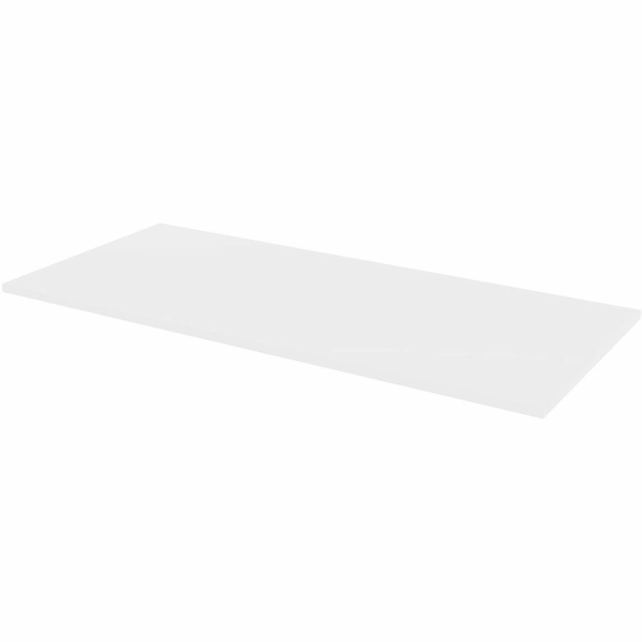 Lorell Multipurpose Tabletop - 30" Width x 66" Depth x 1" Thickness - Band Edge - White, Laminate Table Top - For Conference Table, Office - 1 Each