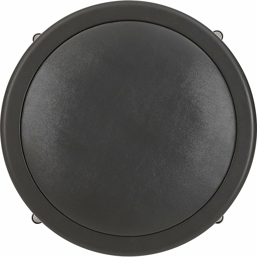 Lorell Metal Shop Stool, Vinyl Seat, Light Gray, Metal, 1 Each