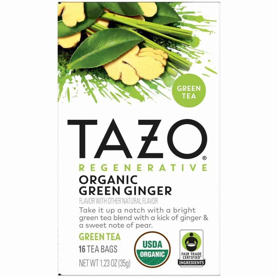 Green Tea - Caffeinated - Organic - 16/Box - 6 / Carton