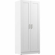 Bush Business Furniture Hampton Heights 30W Tall Storage Cabinet with Doors and Shelves