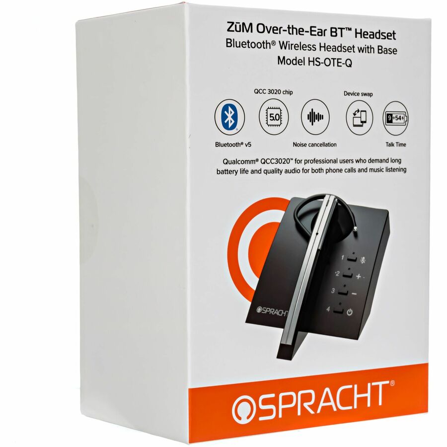Mono - Wireless - Bluetooth - Over-the-ear - Matte Black