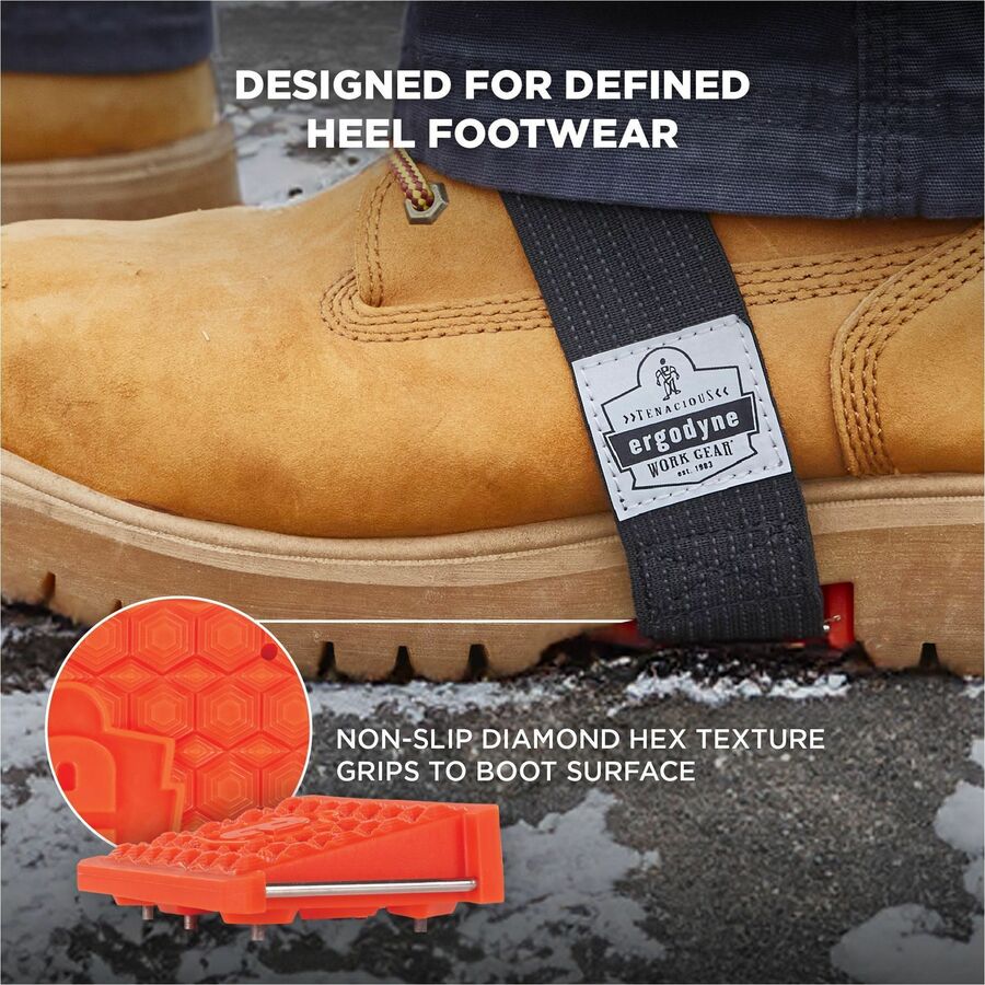 for Boot, Shoe - Elastic, Rubber - Orange