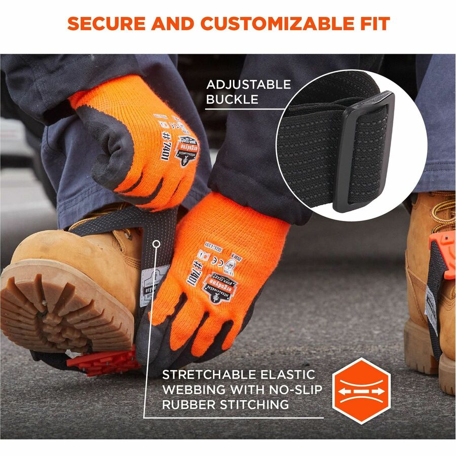 for Boot, Shoe - Elastic, Rubber - Orange