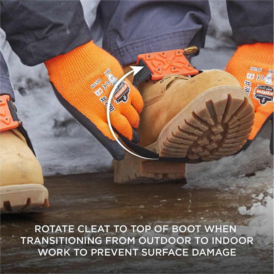 for Boot, Shoe - Elastic, Rubber - Orange