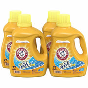 For Commercial, Laundry, Washing Machine - Concentrate - Liquid - 100.5 fl oz (3.1 quart) - Fresh Scent - 77 Loads - Recommended For: Stain Remover, Soil Remover, Odor Remover, Dirt Remover - Wear Resistant, Fade Resistant - Blue - 4 / Carton