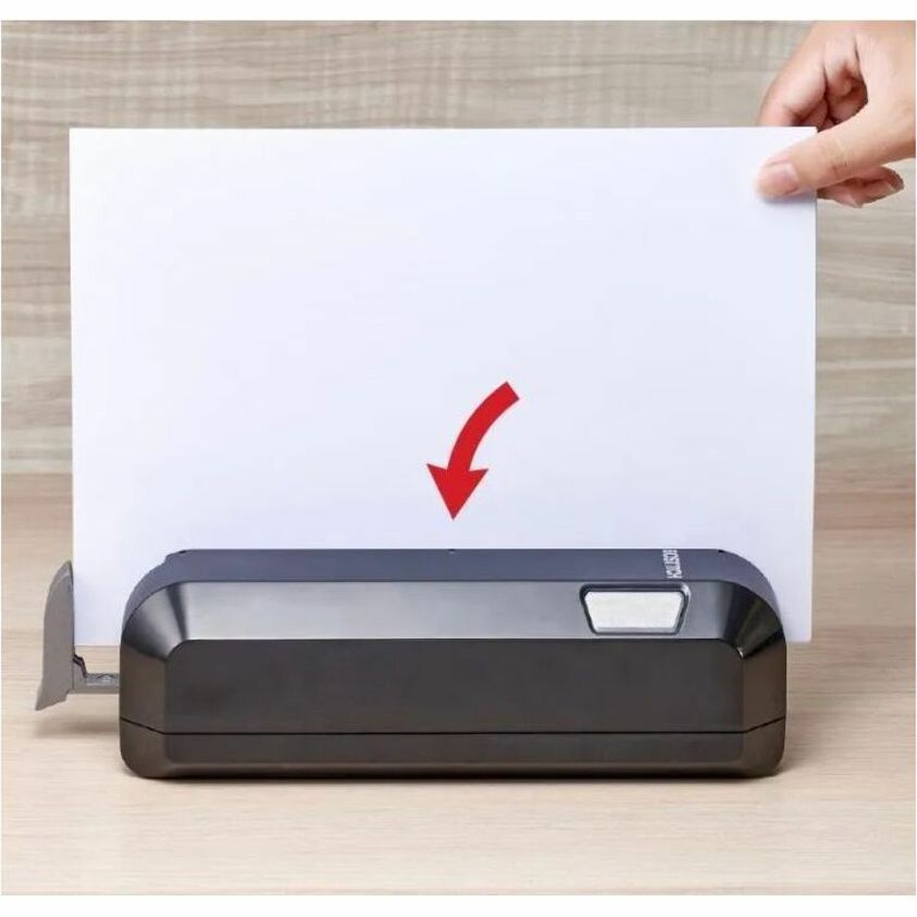 20 Sheet of 20lb Paper - 9/32" Punch Size - Steel - Black