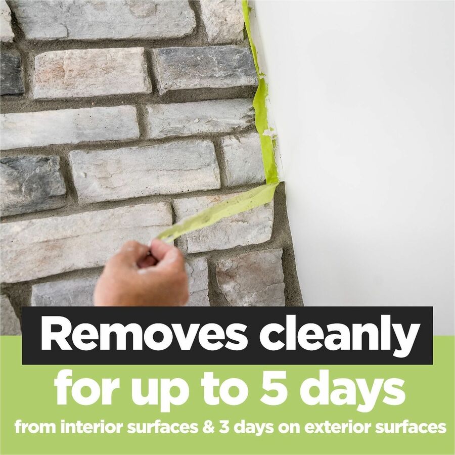 60.10 yd Length x 1.41" Width - Green - Damage Resistant - For Rough Surface, Brick, Concrete, Stucco, Painting, Holding, Industrial, Carpet, Unfinished Wood, Vinyl - 1 Roll