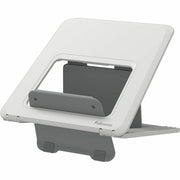 Up to 14" Screen Support - 8.80 lb Load Capacity - 0.50" Height x 9.20" Width x 10.50" Depth - White - For Notebook - Adjustable Height, Ergonomic, Adjustable, Compact, Lightweight, Portable