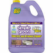 Simple Green Concrete/Driveway Cleaner Concentrate - For Concrete, Patio, Masonry - Concentrate - Liquid - 128 fl oz (4 quart) - Bleach-free, Fast Acting, Non-flammable - Purple - 1 Each
