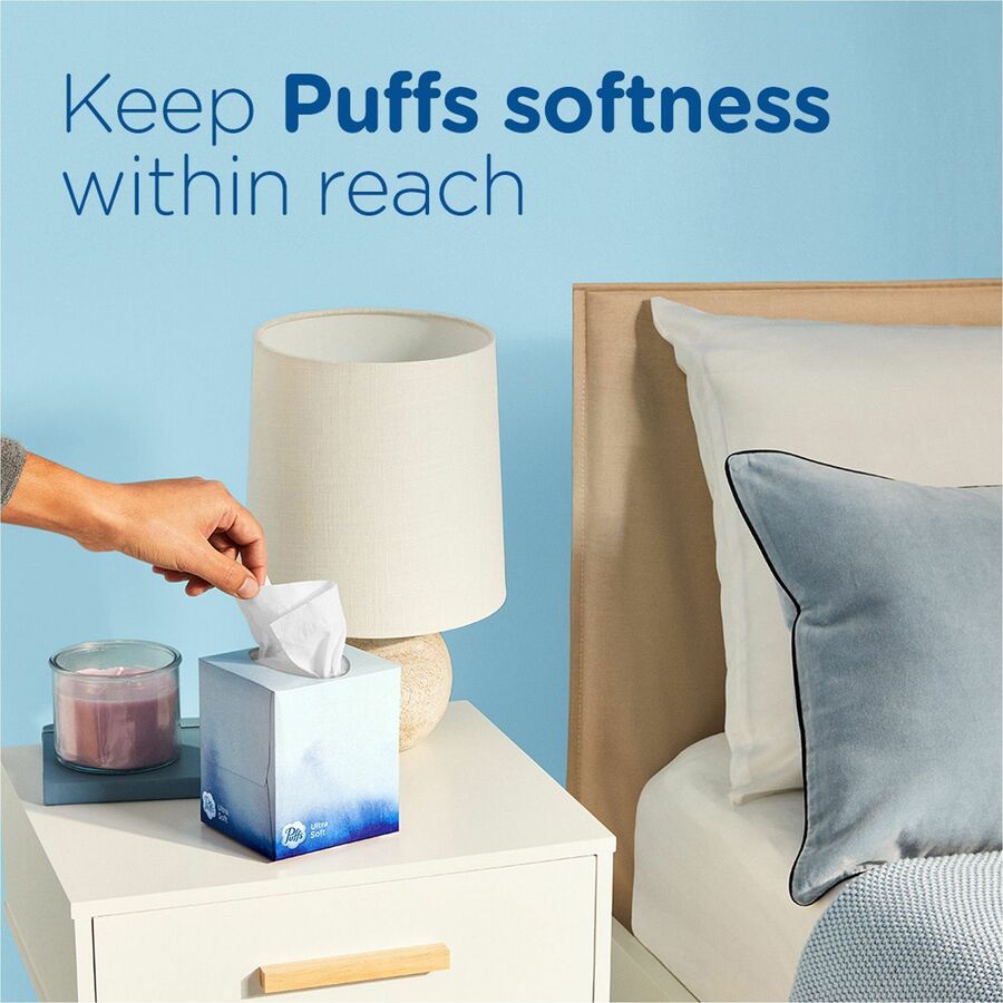 Puffs Ultra Soft Facial Tissue - Purple/ - 1 Box