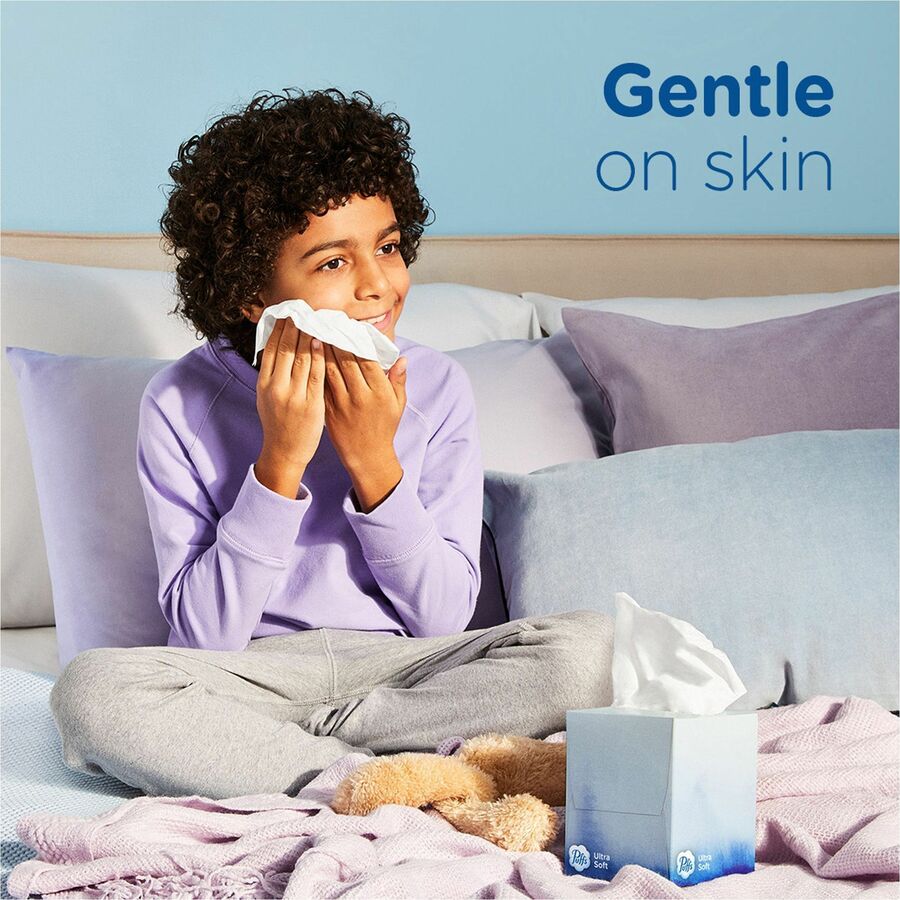 Puffs Ultra Soft Facial Tissue - Purple/ - 1 Box