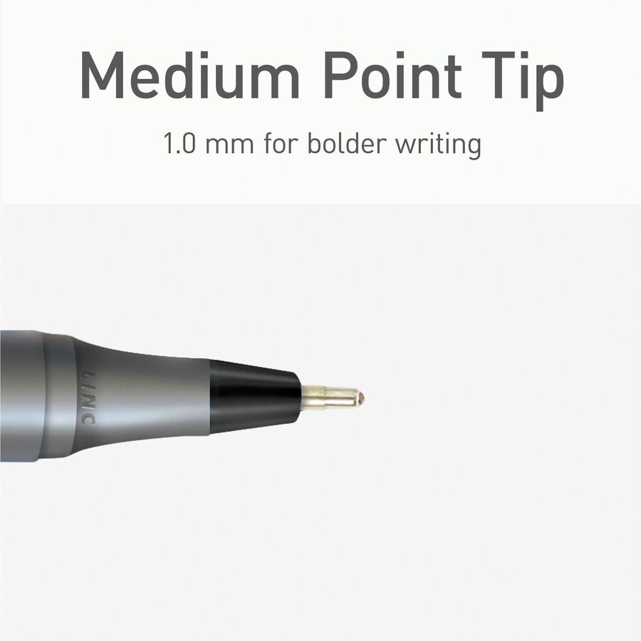 Pentonic Ballpoint Pen Set - 1 mm Pen Point - Multi Ink - Nickel Silver Tip - 25 / Box