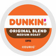 Dunkin'&reg; K-Cup Original Blend Coffee - Compatible with Keurig Brewer - Medium - K-Cup - Original - Kosher - 22 / Box