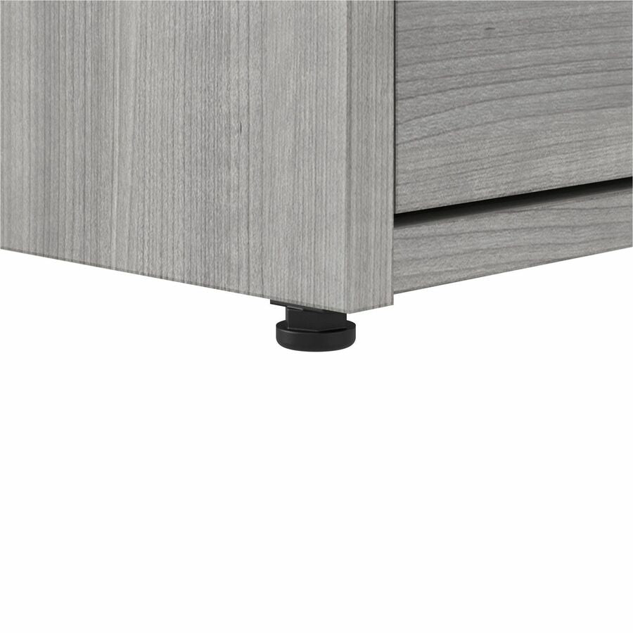 Bush Business Furniture Hustle 2 Drawer Lateral File Cabinet, Platinum Gray, 30"H x 30"W, Lockable Drawers, Modern Style, Metal/Plastic/TFL/Engineered Wood, 1 Each