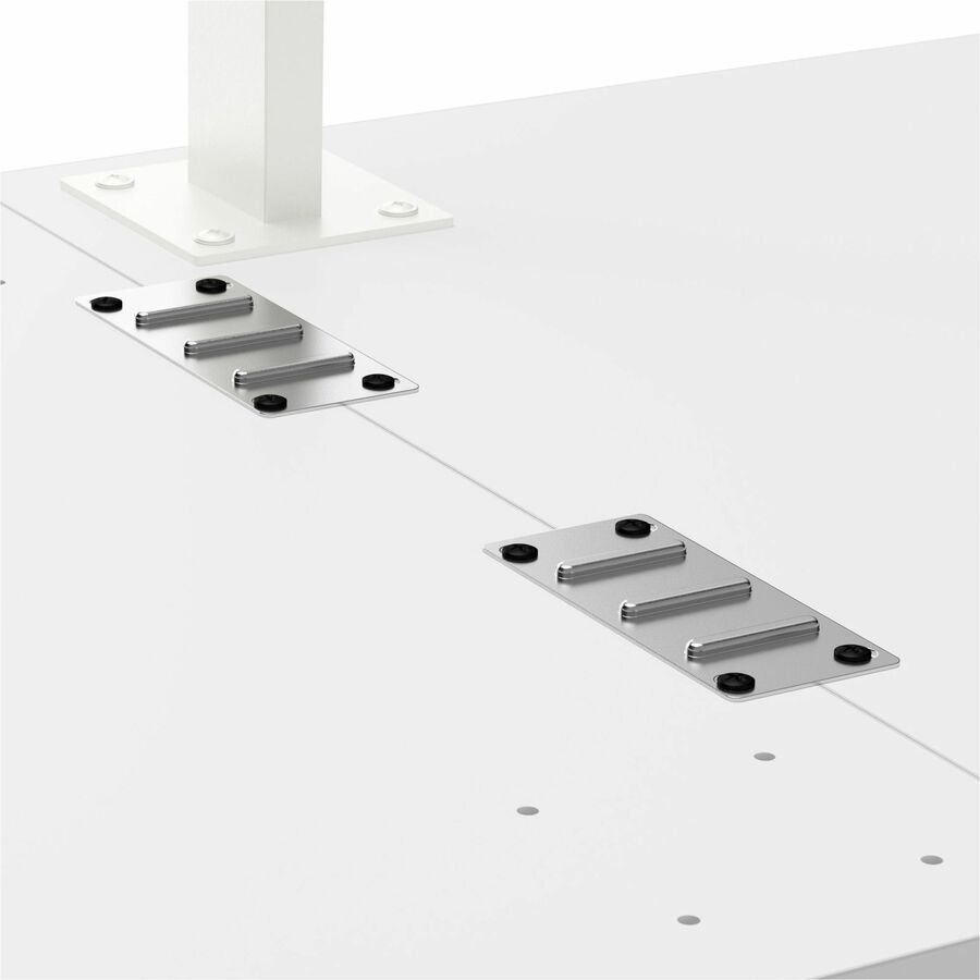 Bush Business Furniture Hustle 48W x 24D Computer Desk with Metal Legs, White, 1 Each
