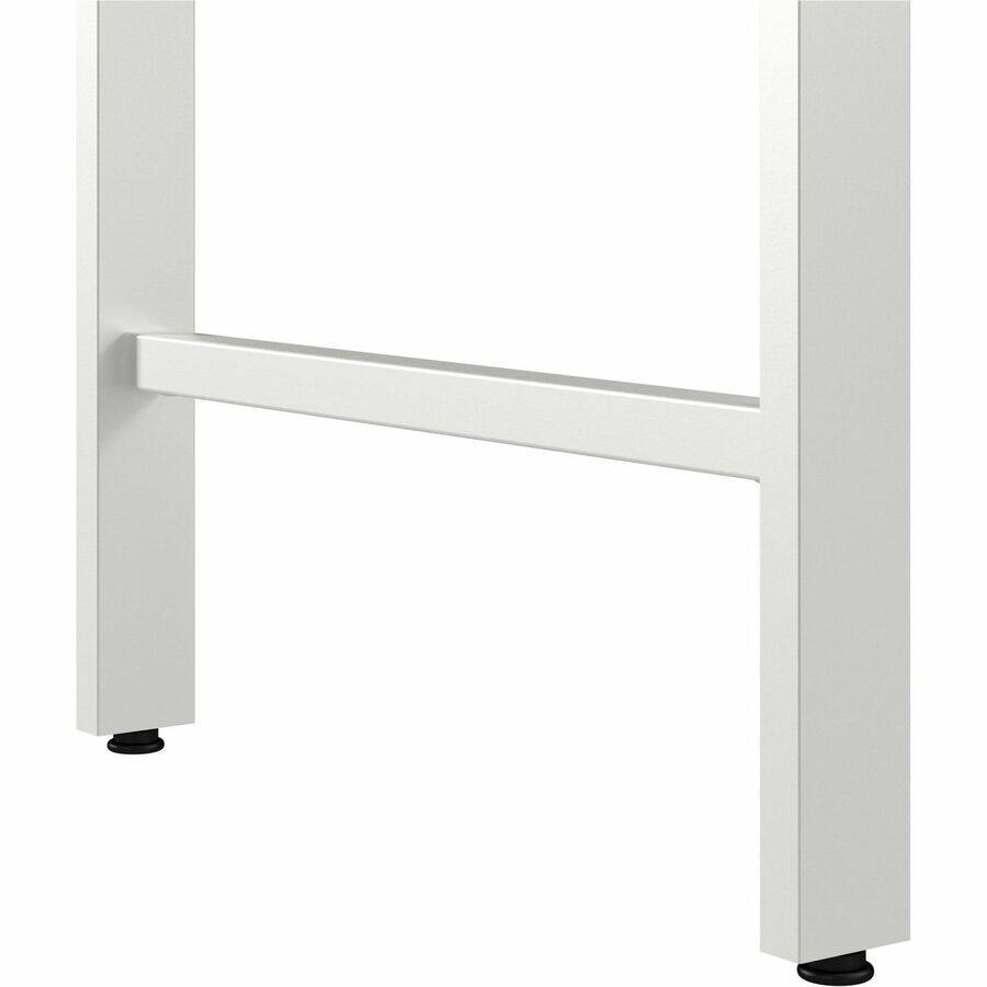 Bush Business Furniture Hustle 48W x 24D Computer Desk with Metal Legs, Platinum Gray, 1 Each
