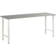 Bush Business Furniture Hustle 72W x 24D Computer Desk with Metal Legs, Platinum Gray, 1 Each