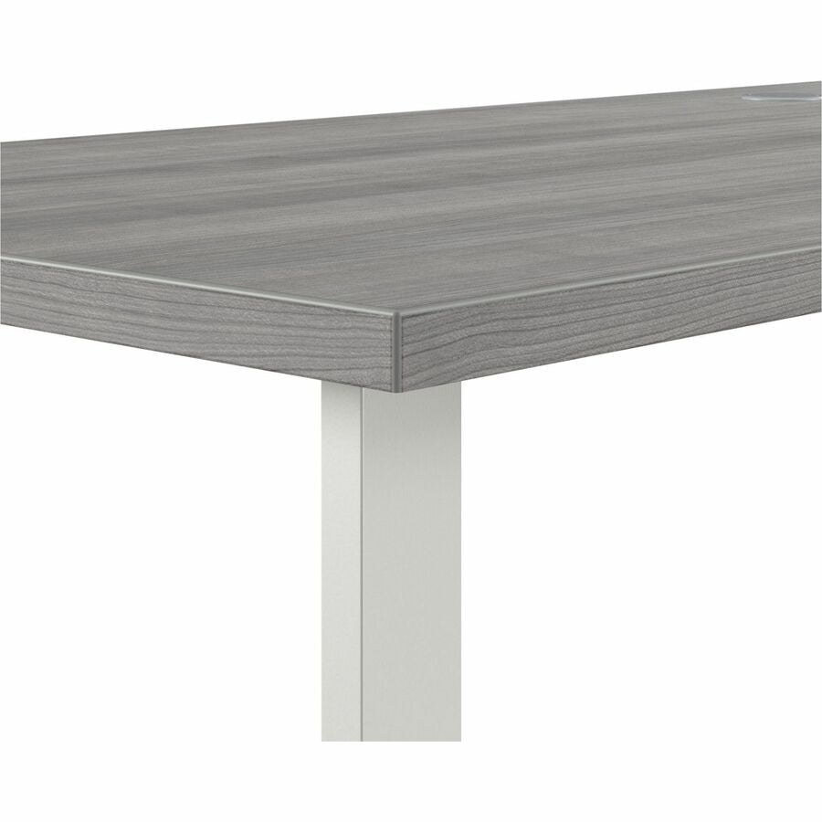 Bush Business Furniture Hustle 72W x 24D Computer Desk with Metal Legs, Platinum Gray, 1 Each