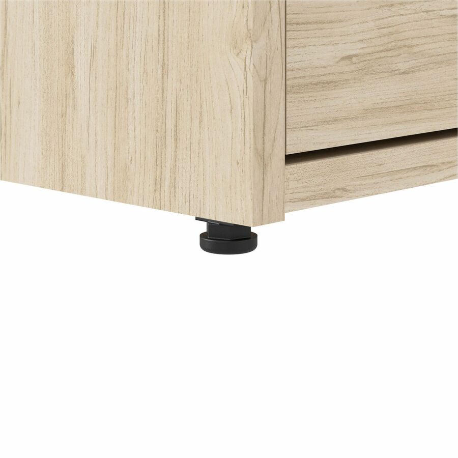 Bush Business Furniture Hustle 2 Drawer Lateral File Cabinet, Natural Elm Finish, 30" H x 30" W, Lockable Drawers, Durable, Scratch & Stain Resistant, 1 Each