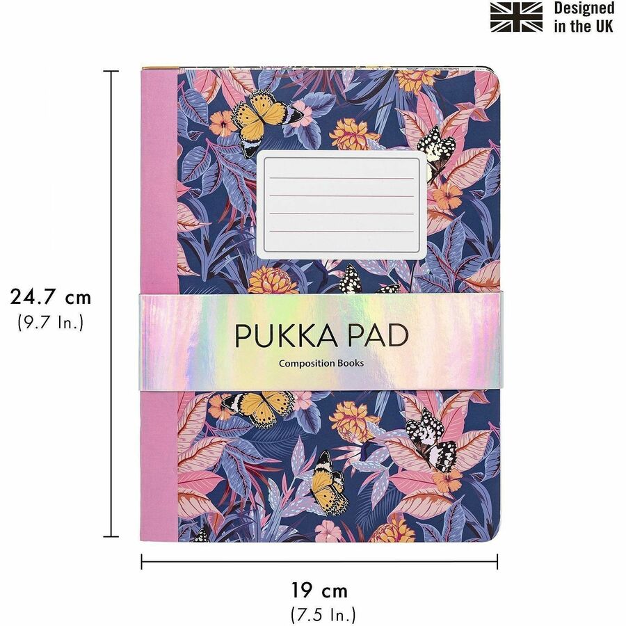 Pukka Pads Bloom Composition Book 3 Pack