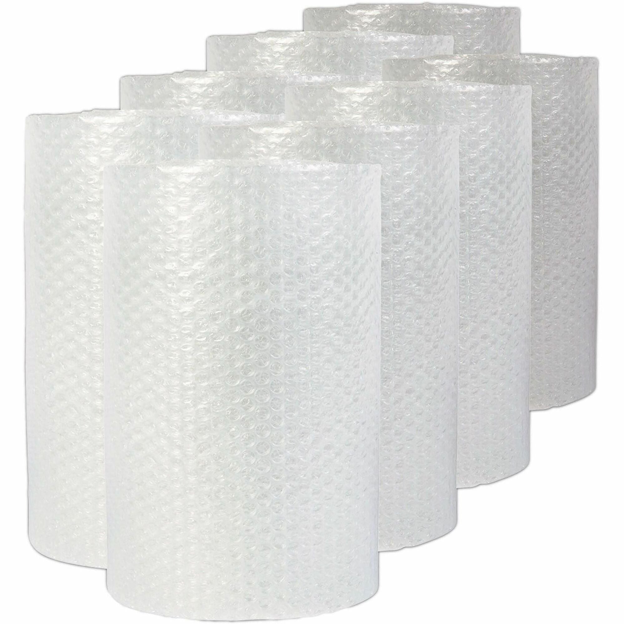 Universal Cushion Wrap, 24" x 50 ft x 100 mil, Perforated, Cushioned, Lightweight, Flexible, Shock/Vibration/Abrasion Resistant, Clear, 8/Carton