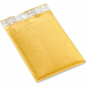 Universal Mailer, Bubble, #5, Self Adhesive, Golden Yellow Kraft, Kraft Paper, 25/Carton