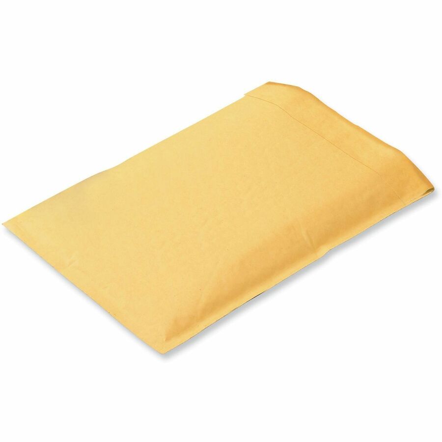 Universal Bubble Mailer #3, Self Adhesive, Golden Yellow Kraft Paper, 25/Carton
