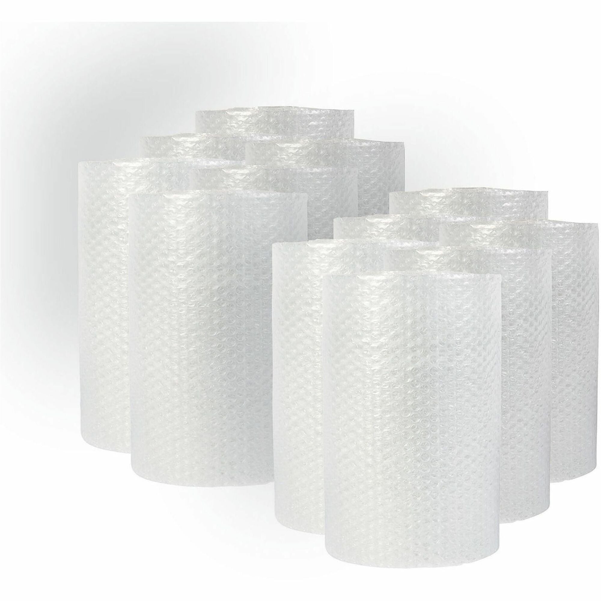 Universal Cushion Wrap, 12" x 30 ft x 100 mil, Perforated, Cushioned, Lightweight, Flexible, Shock & Vibration Resistant, Abrasion Resistant, Polyethylene, Clear, 12/Carton