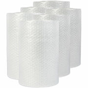 Universal Cushion Wrap, 12" x 30 ft x 500 mil, Perforated, Cushioned, Lightweight, Flexible, Shock & Abrasion Resistant, Clear, 6/Carton