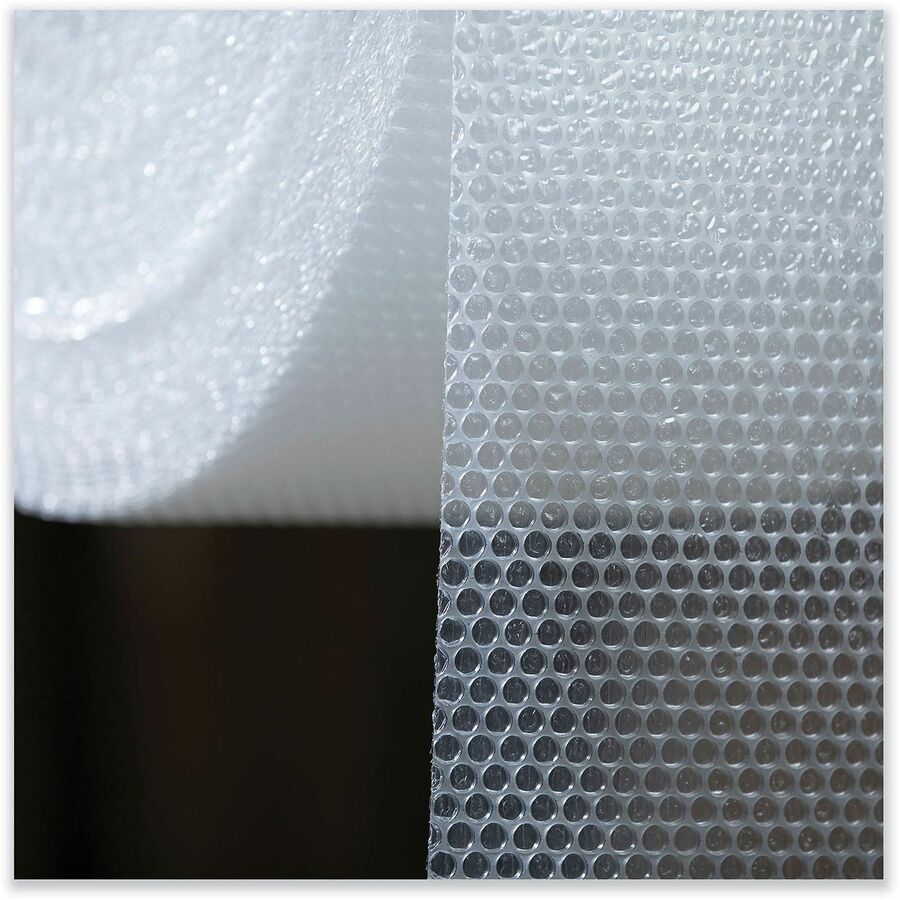 Universal Cushion Wrap, 12" x 30 ft x 500 mil, Perforated, Cushioned, Lightweight, Flexible, Shock & Abrasion Resistant, Clear, 6/Carton