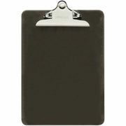 Universal Clipboard, 1.25" Clip Capacity, 8.5" x 11" Sheet Size, Plastic, Translucent Black, 1 Each
