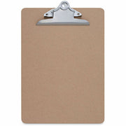 Universal Clipboard, 1.25" Clip Capacity, Hardboard, Brown, 8.5" x 11", 3/Pack