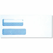 Universal Envelope, Business, #9, 24 lb, Self Adhesive, White, Security Tint, Paper Stock, 500/Box