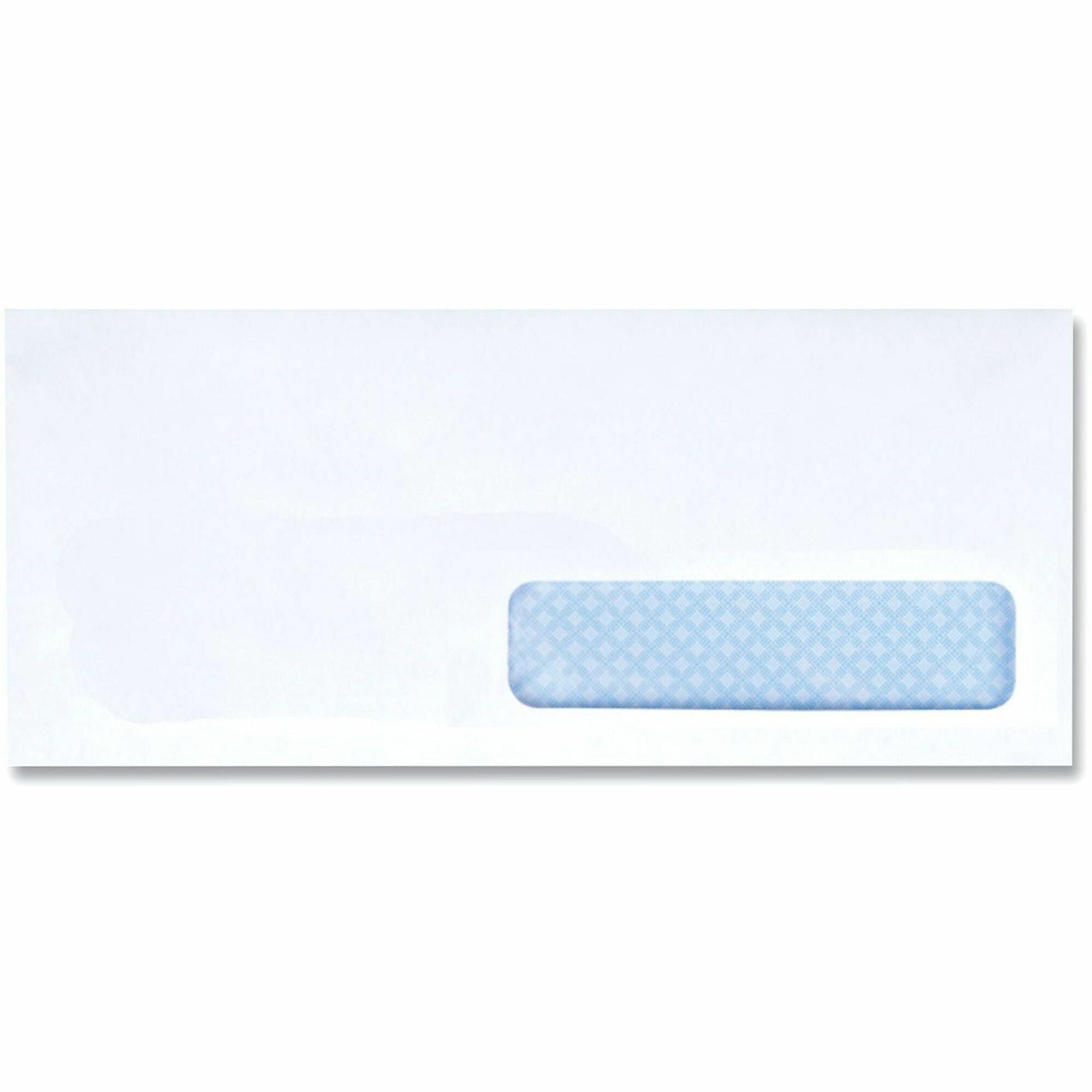 Universal Envelope, Business, #10, 24 lb, Gummed, White, Paper Stock, 500/Box