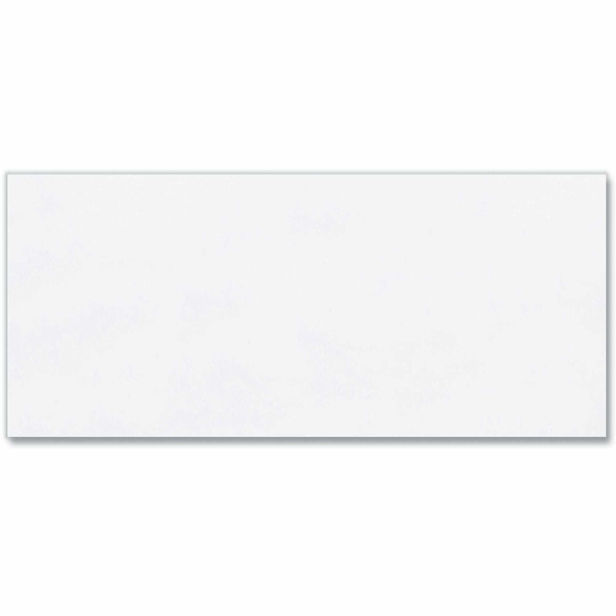Universal #10 Business Envelope, 24 lb, Gummed Closure, White, Paper Stock, 500/Box