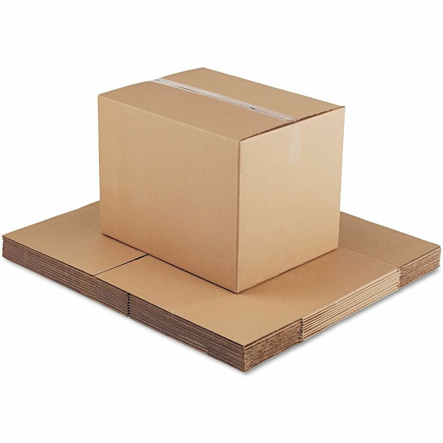 Universal Shipping Case, Corrugated Kraft, Brown, 24" x 18" x 18", Flap Closure, 10/Bundle