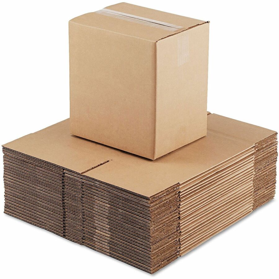 Universal Shipping Case, Corrugated Kraft, Brown, Flap Closure, 11.3" x 8.8" x 12", 25/Bundle